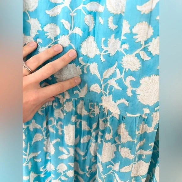 NWT Apsiga Billie Ornate Floral Maxi Dress - Picture 8 of 16